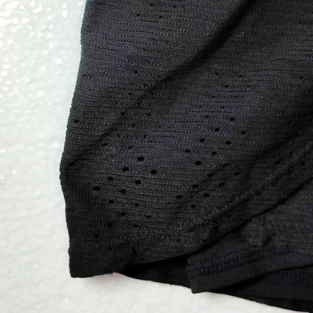 Athleta Prism 2-in-1 Built in Shorts Pull On Mesh black Womens Size M - Picture 3 of 9